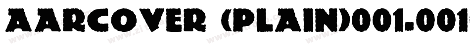 Aarcover (Plain)001.001字体转换